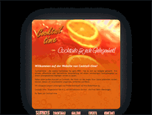 Tablet Screenshot of cocktail-time.com